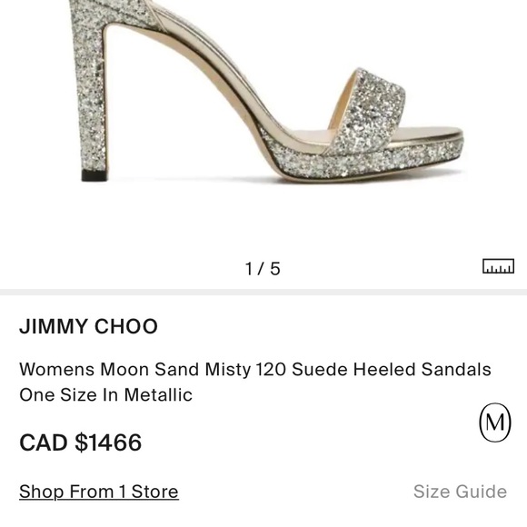 Brand New, Never Worn Jimmy Choo Moon Sand Misty 120 Suede Heeled Sandals - Picture 2 of 6